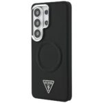 Case Guess Embossed Ring Triangle Logo   MagSafe for Samsung Galaxy S26 Ultra black - imagine 2