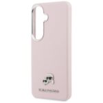Karl Lagerfeld Grained PU Leather K&CH Heads Magnetic Zadní Kryt pro Samsung Galaxy S26 Pink - imagine 6