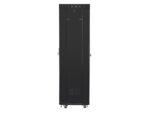 FLOOR-STANDING RACK CABINET 19  42U 600X600 BLACK PERFORATED LCD DOOR LANBERG (FLAT PACK) V2 - imagine 4