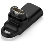 Adapter USB-C MajesticLine for Charging Garmin Watches black - imagine 2