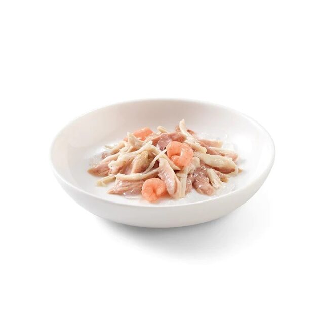 SCHESIR in jelly Tuna and chicken with shrimps - wet cat food - 50 g - imagine 2