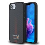 Red Bull Carbon Powerbar MagSafe Zadní Kryt pro iPhone 16e Black