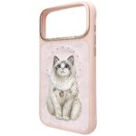 Etui Nimmy Lucky Fashion Cat MagSafe do   iPhone 17 Pro różowy - imagine 4