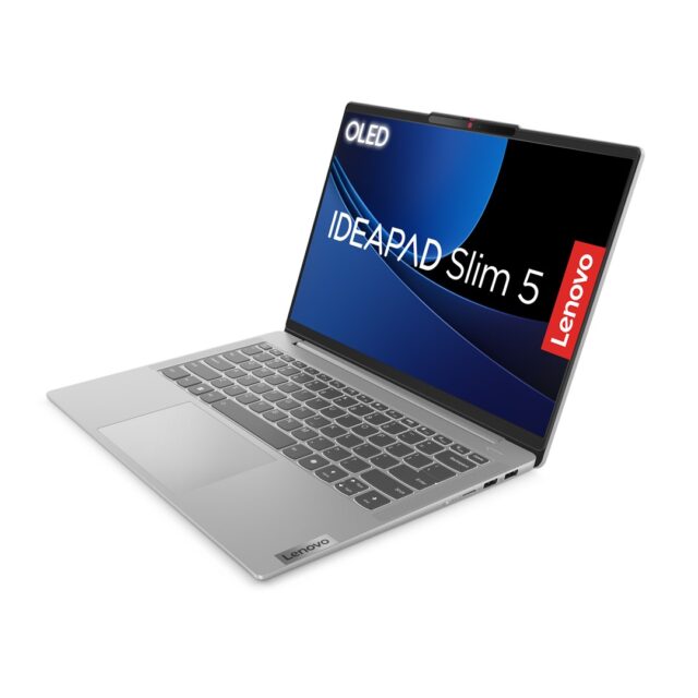 Lenovo IdeaPad Slim 5 14Q8X9 Copilot+ PC Qualcomm Snapdragon X1P-42-100 Laptop 35.6 cm (14 ) WUXGA 32 GB LPDDR5x-SDRAM 1 TB SSD Wi-Fi 7 (802.11be) Windows 11 Pro Grey - imagine 3