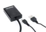 Gembird A-VGA-HDMI-01 video cable adapter 0.15 m HDMI Type A (Standard) VGA (D-Sub) Black - imagine 2