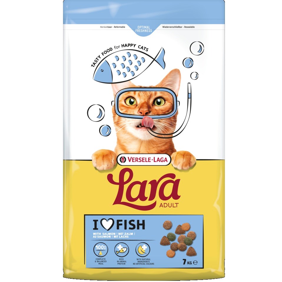 cps-06edeb51da95a5f29f334a361739445f-2026-03-22-05-04-38 VERSELE-LAGA Lara Adult Salmon - dry cat food - 7kg - imagine 1