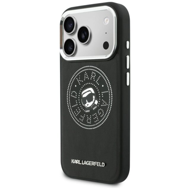 Etui Karl Lagerfeld Point & Karl Sketch   MagSafe do iPhone 17 Pro Max czarny - imagine 2