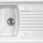 1-bowl ceramic sink with drainer