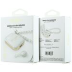 Earphones TWS Guess Pearl Strap white - imagine 5