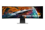 Samsung G95SC computer monitor 124.5 cm (49 ) 5120 x 1440 pixels Dual QHD OLED Silver - imagine 2