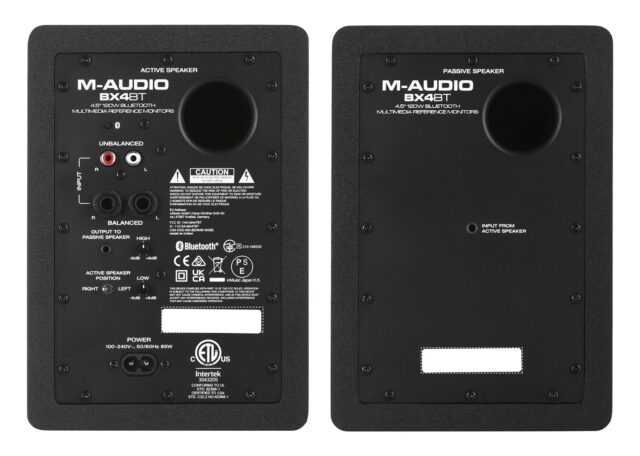 M-AUDIO BX4 BT 2x loudspeaker Black Wired + Bluetooth 50 W - imagine 6