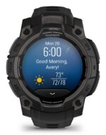 Garmin Instinct 3 AMOLED 3.05 cm (1.2 ) 45 mm Digital 390 x 390 pixels Touchscreen Black GPS (satellite) - imagine 10