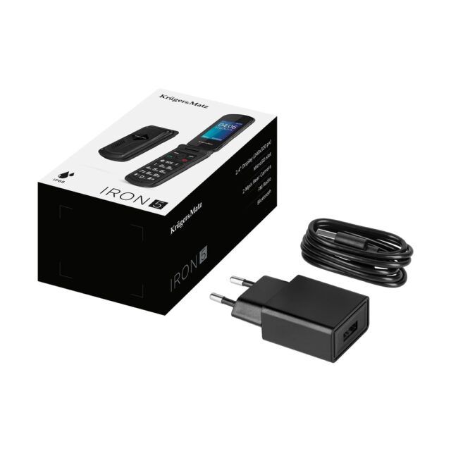 Kruger & Matz Iron 5 Flip 4G IP68 / IP69K Phone - imagine 7