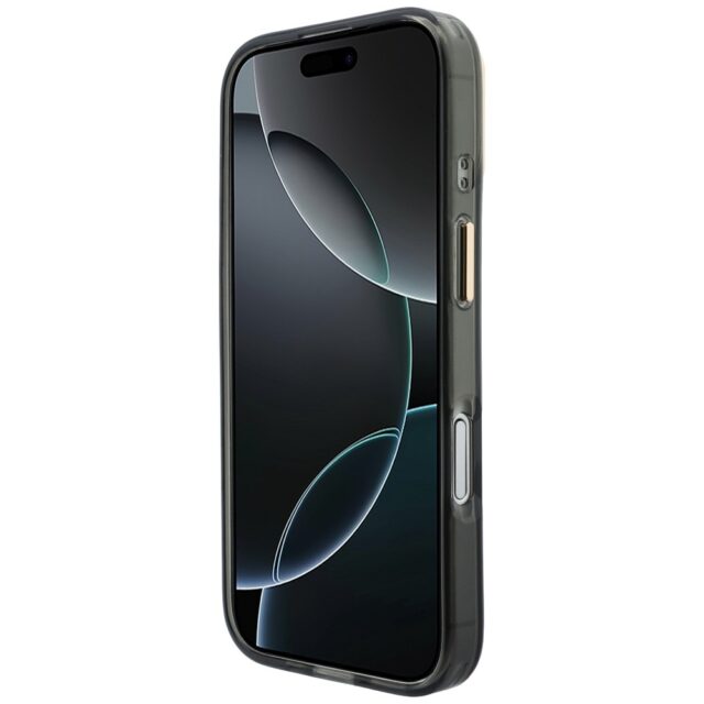 Case Guess IML Script Metal MagSafe for   iPhone 17 black - imagine 5