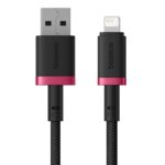 Baseus Dura Type A to IP 2.4A fast charging cable Black  Red - imagine 2