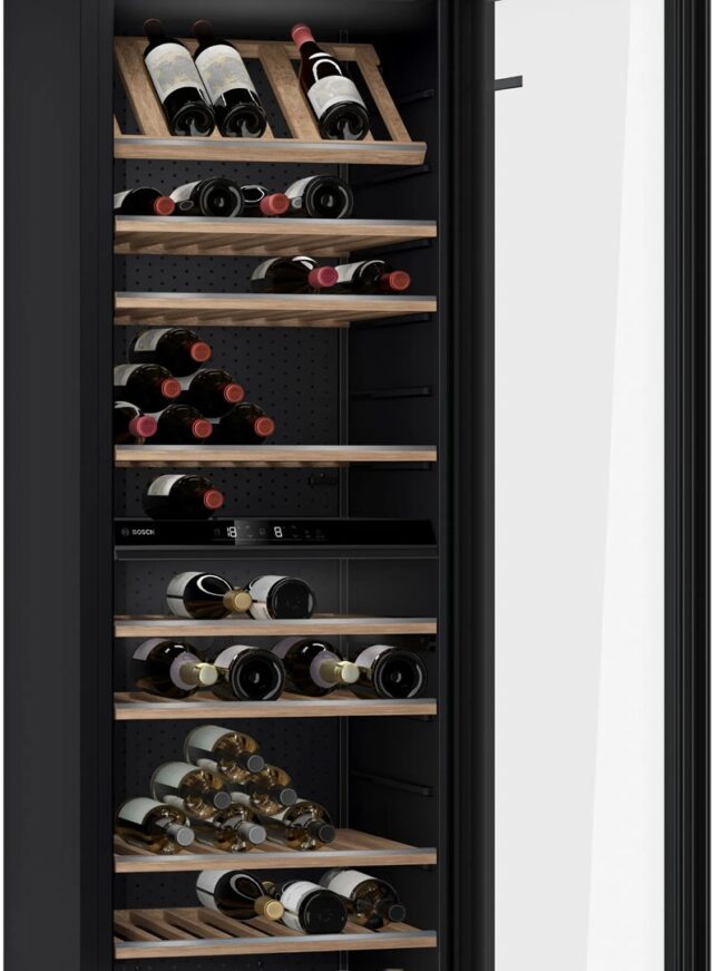 Bosch Serie 6 KWK36ABGA wine cooler Compressor wine cooler Freestanding Black 199 bottle(s) - imagine 4