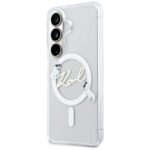 Case Karl Lagerfeld IML KC Script        MagSafe for Samsung Galaxy S26 Plus transparent - imagine 2