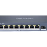 Hikvision DS-3E1510P-SI Network Links Managed L2 Gigabit Ethernet (10/100/1000) PoE Support Black