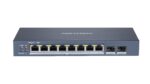 Hikvision DS-3E1510P-SI Network Links Managed L2 Gigabit Ethernet (10/100/1000) PoE Support Black