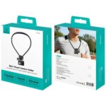 Neck Mount for sport camera USAMS JoyGo Joy01 black - imagine 9