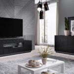 Cama sideboard 2D REJA black gloss/black gloss