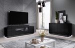 Cama sideboard 2D REJA black gloss/black gloss