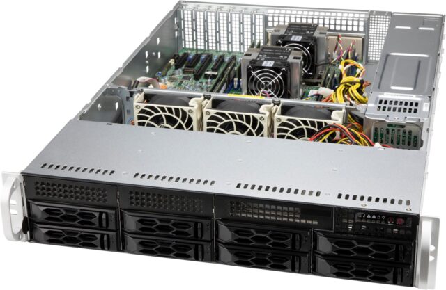 Supermicro 2U 2x2.5  hot-swap SAS3/SATA drive         2x600W - imagine 3