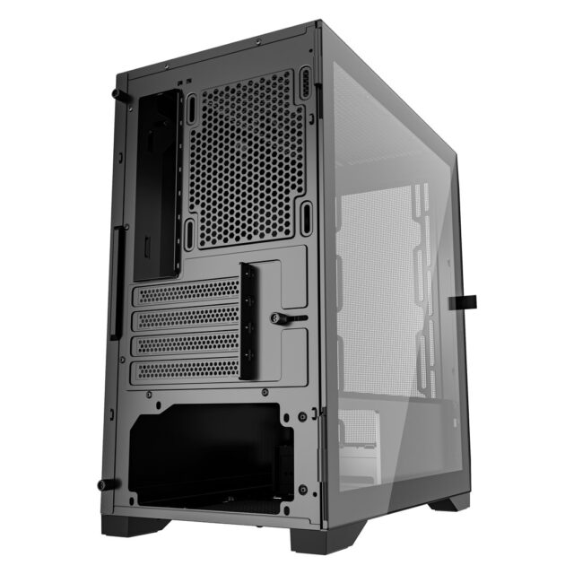 Gembird CCC-FC-MK200 Gaming ATX case  Fornax MK200  mesh  without fans  black - imagine 6