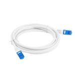LANBERG PATCHCORD S/FTP CAT.6A 3M WHITE LSZH