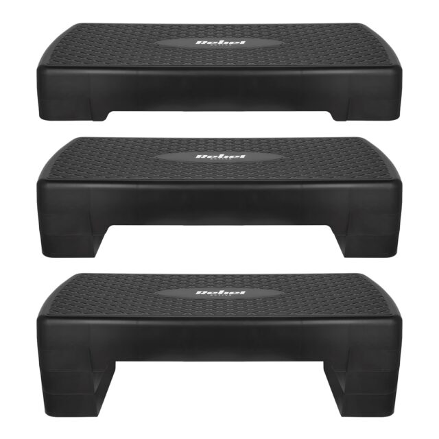 REBEL ACTIVE Fitness Step 3 Levels Black - imagine 3