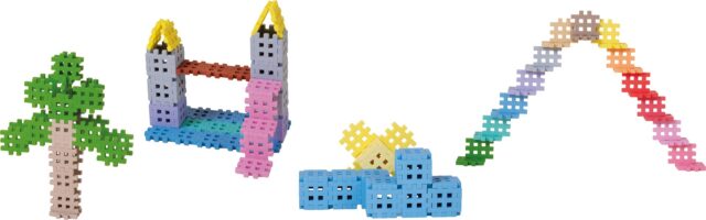 MARIOINEX Mini Waffle Pastel Building Blocks  300 pieces - imagine 4