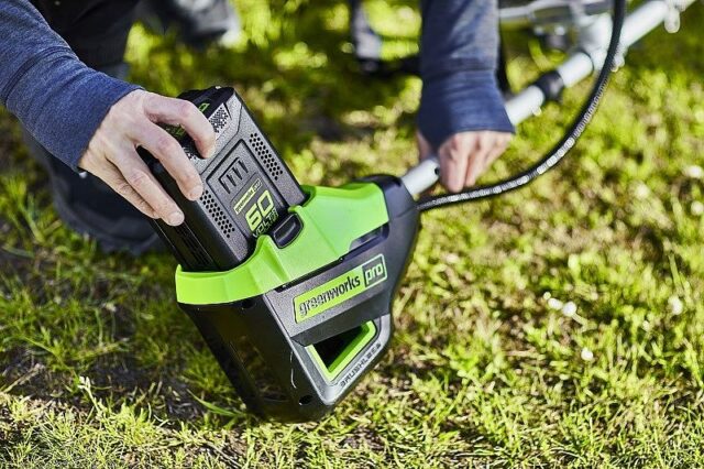 Trimmer/scythe with bike handle 60V Greenworks GD60BCB - 2108407 - imagine 2