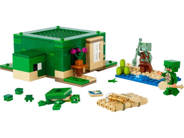 LEGO MINECRAFT 21254 THE TURTLE BEACH HOUSE - imagine 3