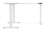 Desk frame  elec. adjustable  L shape  white - imagine 5