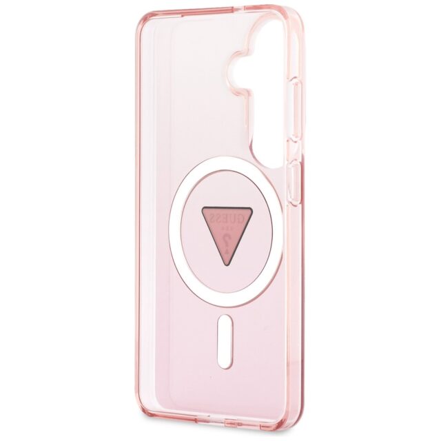 Case Guess IML Gradient Triangle MagSafe for Samsung Galaxy S26 pink - imagine 7