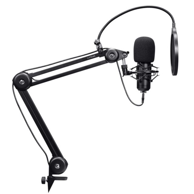 Trust GXT 270 Emita II+ Black Podcast microphone - imagine 5