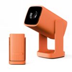 WANBO CUBE 1 PROJECTOR, CANYON ORANGE, ANDROID TV 11, 350 ANSI, 720P, WPF14