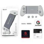 Universal Bluetooth controller for mobile devices GameSir G8+ white - imagine 9