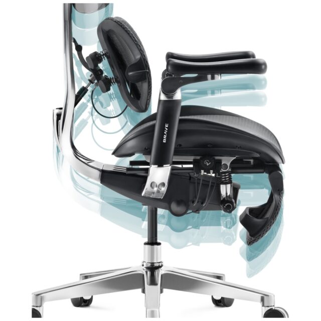 Ergonomic chair Diablo Chairs V-Kinetic black - imagine 8