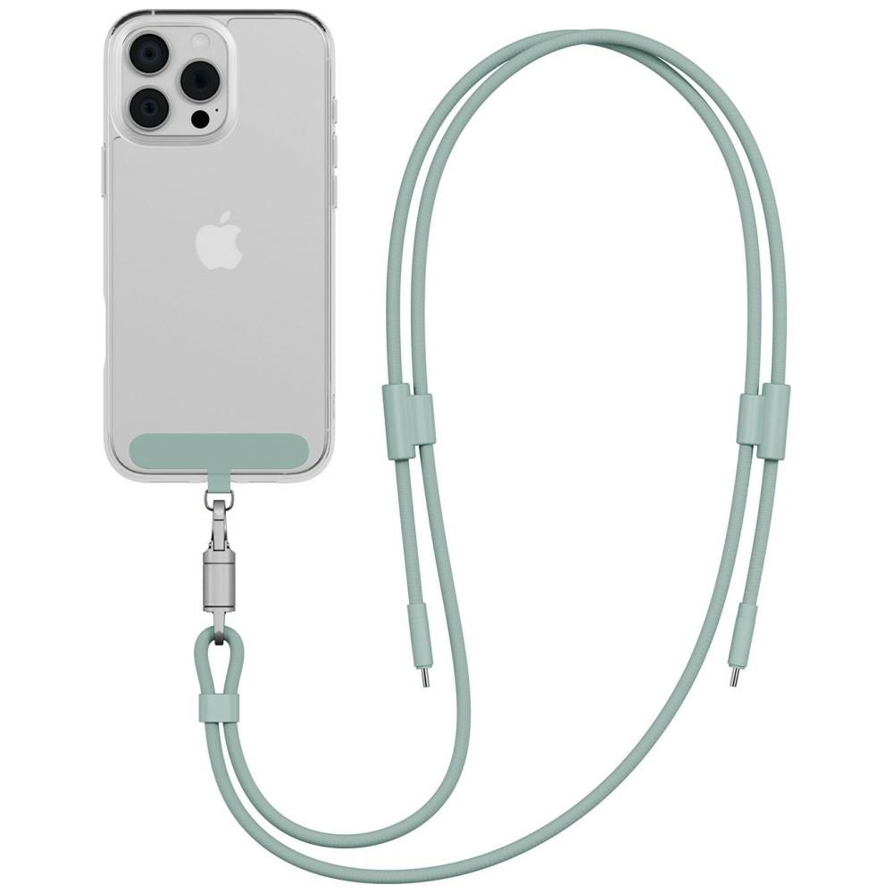 cps-0c13919d5fb8cbbd682c35a1fc8181a5-2026-03-24-09-17-30 ENERGEA Lasso Lanyard Cable USB-C Phone Lanyard - USB-C 1.5m 240W Sage - imagine 1