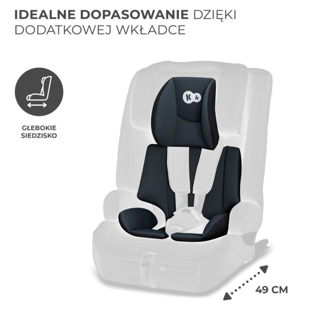 Kinderkraft COMFORT UP I-SIZE baby car seat (9 - 36 kg; 15 months - 12 years) Black - imagine 7