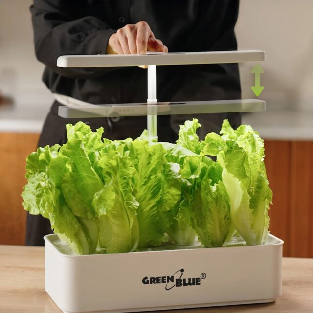 GreenBlue Intelligent Indoor Plant Growing System  SMART pot  4L capacity  for 12 plants  full spectrum LEDs  GB133 - imagine 7