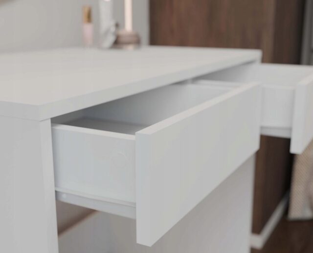 MARINA 2S Desk  White - imagine 10