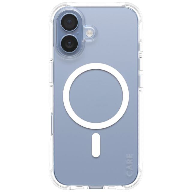Case CARE by PanzerGlass Fashionable Samba w. White MagSafe for iPhone 17 transparent - imagine 2