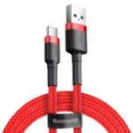 Baseus CATKLF-U09 mobile phone cable Black  Red 3 m USB A USB C - imagine 4