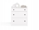 HOUSTON Chest of Drawers White - imagine 4