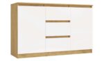 ARTISAN 2-DOOR 3-DRAWER CHEST OF DRAWERS/WHITE