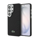 Lacoste Petit Pique Metal Logo Magnetic Zadní Kryt pro Samsung Galaxy S26 Ultra Black