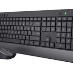 Trust Trezo keyboard Mouse included Universal RF Wireless QWERTY US English Black