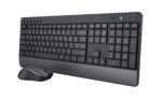 Trust Trezo keyboard Mouse included Universal RF Wireless QWERTY US English Black